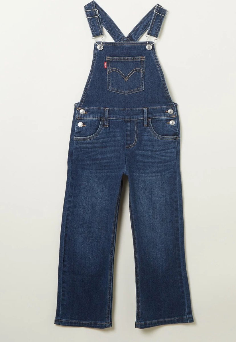 Levi’s Tuinbroek van met donkere wassing 10A/ 140 Blauw