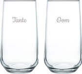 Gegraveerde Drinkglas 47cl Tante & Oom