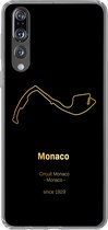 Geschikt voor Huawei P20 Pro hoesje - Formule 1 - Monaco - Circuit - Siliconen Telefoonhoesje - Cadeau voor man