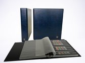 Importa Luxe Losbladig Insteekalbum - de Luxe Blauw - voorzien van 25 losbladige insteekbladen - postzegels verzamelen