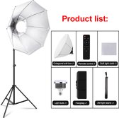 Studio Continu Lamp-150W Selfie Light Professional Photo Lighting Box-Dimbaar-Stand-1pc lamp