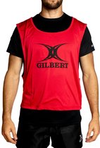 Gilbert Rugbyhesje Polyester Rood - Volwassenen