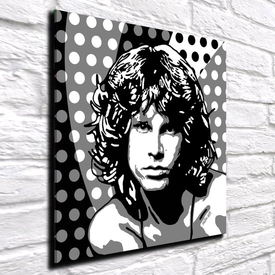Pop Art Jim Morrison Canvas - 90 x 90 cm - Toile imprimée - Sur cadre en  pin - Tableau... | bol.com