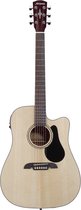 Alvarez RD26CE Semi Akoestische Dreadnought Naturel Hoogglans met Gigbag