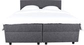 Slaapdirect Boxspring Oakland 160x200 | Complete set, inclusief hoofdbord + matras + topper