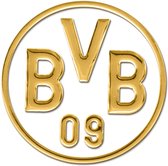 Borussia Dortmund autosticker goud 8 cm