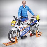 Set de béquilles de paddock Datona® MotoGP - KTM - Universel - Avec adaptateurs supplémentaires - Métal - orange