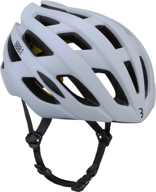 BBB Cycling Hawk MIPS Racefiets Helm - Wielrenhelm - Fietshelm Volwassenen - Mat Wit - Maat M - Fietshelm MIPS - BHE-153 van BBB Cycling — afbeelding 3