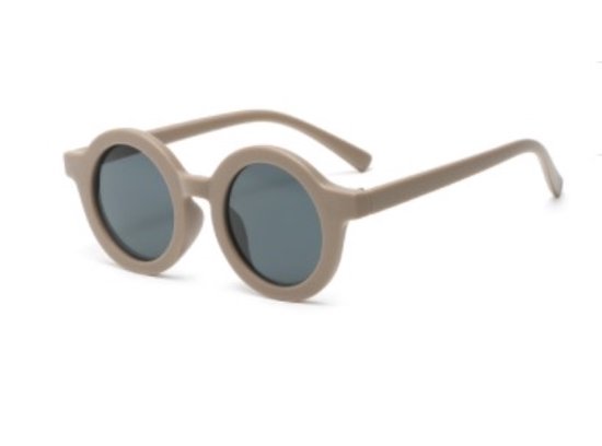 Kinderzonnebril - nieuw 2026 - rond model - UV400 protectie - Licht Blauw - Bruine lens - 2 tot 6 jaar - Meisje - Jongen - Kinderen - Baby en Peuter - sunglasses - hippe kleur 2026 van Merkloos — afbeelding 3