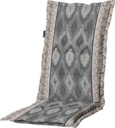 Madison - Hoge rug - Ikatin grey - 123x50 - Grijs