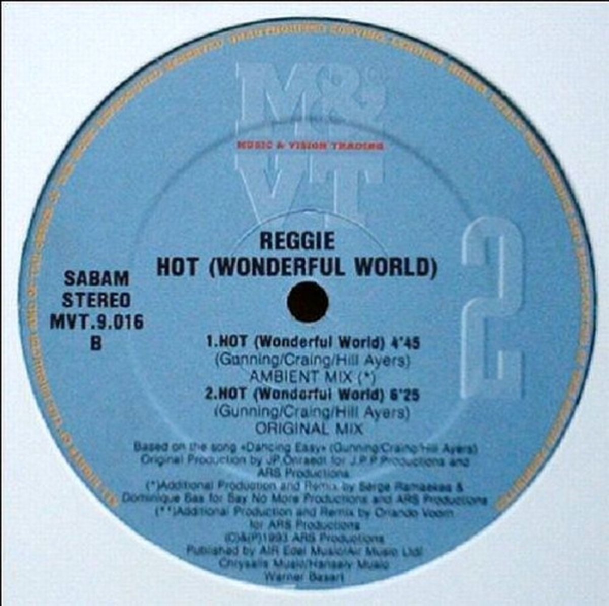 Reggie - Hot (wonderful World)