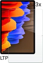 Samsung Galaxy Tab A7 10.4 (2020) Screenprotector - Beschermglas - Tempered Glas - 3 Pack