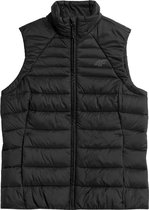 4F Women's Vest H4Z21-KUDP001-20S, Vrouwen, Zwart, Mouwloos, maat: XS