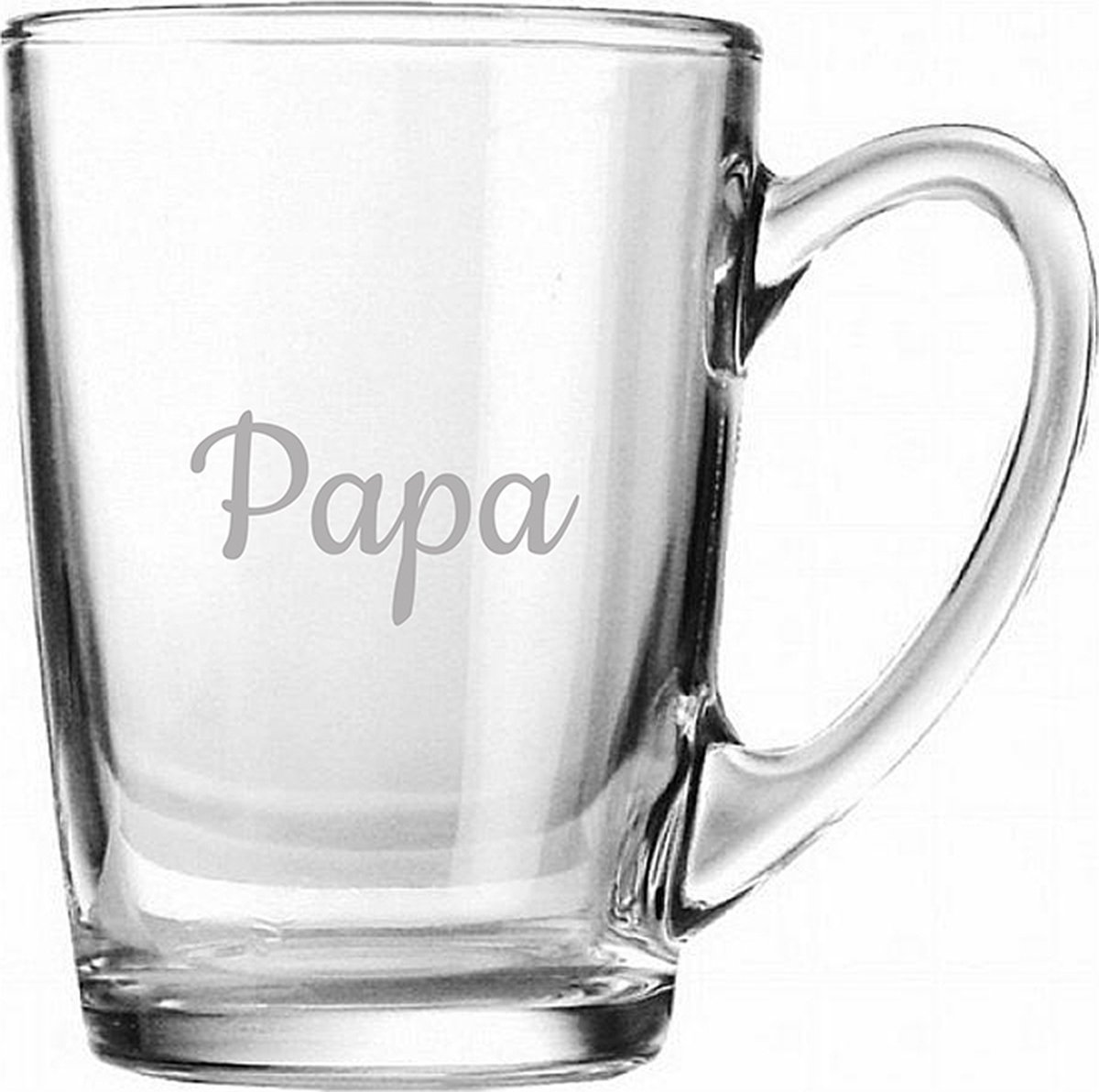 Gegraveerde Theeglas 32cl Papa
