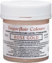 Sugarflair - Pomp Spray - Navulling - Rosé Goud - 25g