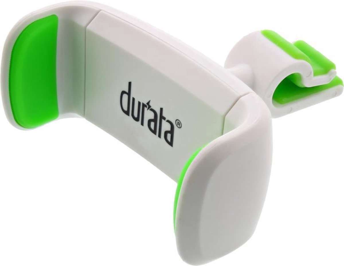 Durata - CAR VENT HOLDER - in-car auto telefoonhouder - DRH1W - smartphone/ mobile phone universeel - WHITE