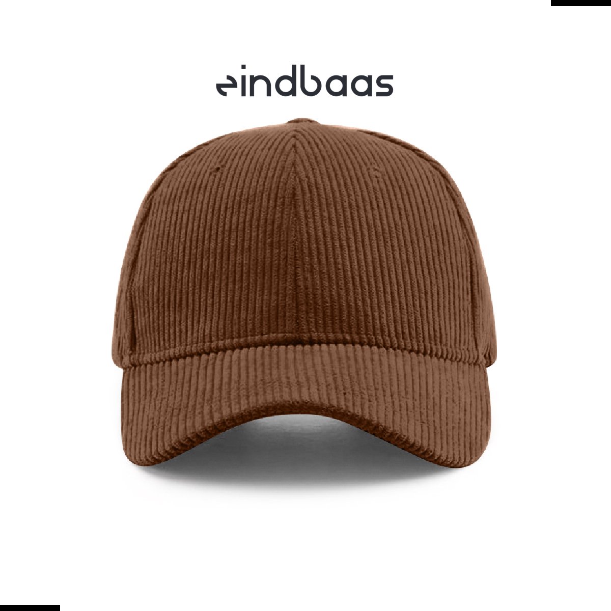 Legend Cap Basic - eindbaas - Corduroy - Brown - Bruine corduroy pet