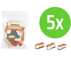 Beeztees Kauwbotjes Met Kip 12 Stuks - hondensnack - 5 verpakkingen