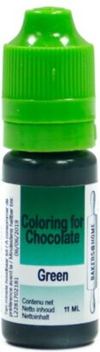 Kleurstof voor chocolade - 11 ml - groen