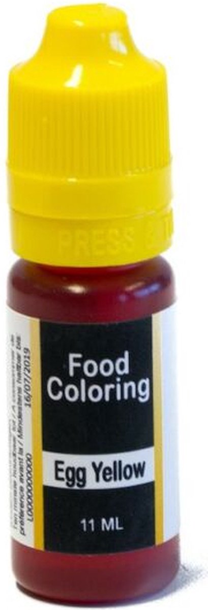 Kleurstof voor chocolade - 11 ml - eigeel