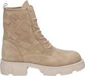 Alpe dames veterboots - Beige - Maat 42