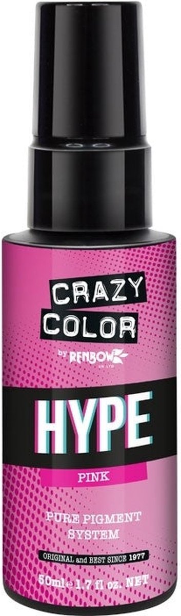 Crazy Color Power Pure Pigments Drops Pink 50ml