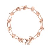 Bronzallure armband rose goud