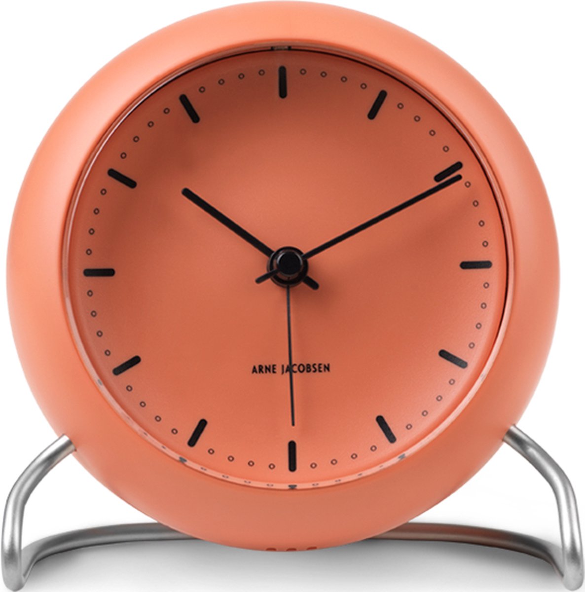 Arne Jacobsen City Hall tafelklok D11cm pale orange bol