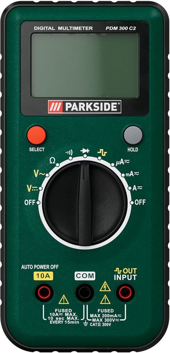 PARKSIDE Digitale autorangemultimeter Ideaal voor het meten van