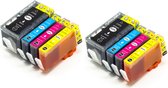 Inktdag Inktcartridge voor HP 920 XL cartridges, hp 920xl multipack zwart + kleur set 8 pak geschikt voor printers HP Officejet 6000 , 6500 , 6500 A , 6500 A Plus , 7000 , 7500 A ,