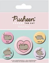 Pusheen the Cat - Nope - Badge - Buttons- Kawaii - Anime