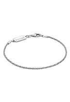 KUZZOI Heren Armbanden Herenkoord Ketting gedraaid Basic Elegant Geoxideerd in 925 Sterling Zilver