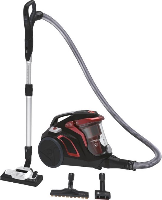 Hoover HP730ALG - Zakloze Stofzuiger - Zwart/Rood