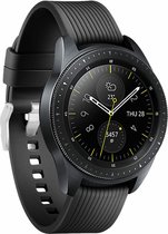 Samsung Gear Sport bandje / Galaxy Watch 42mm SM-R810 / Galaxy Watch 42mm SM-R810 silicone zwart small