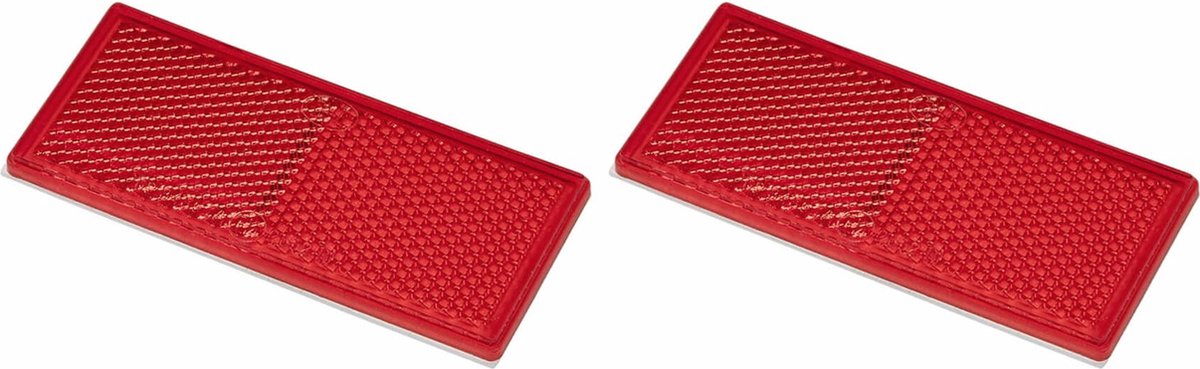 - Reflector 82 x 36mm zelfklevend rood