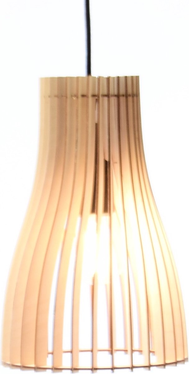 My -Wood Handgemaakte houten hanglamp Ostix-S