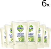 Dettol No-Touch Aloë Vera - Wasgel Anti-bacteriëel Navulling - Voordeelverpakking (6 x 250 ml)