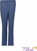 Sensia Mode pantalon modelnaam: Deva - klassiek model - korte lengte maat - Indigo Blauw- maat  42