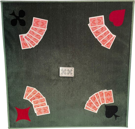 Kaarttapijt - kaartmat - kaartkleed - pokermat - pokerkleed - speelkleed  -... | bol