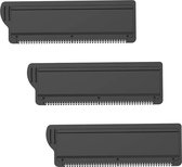 Scheermes Set - Rug Scheren Mannen - Back Blade - Rughaar Verwijderaar - Scheermesjes - 3 Mesjes - Extra Lang Handvat  - Zwart