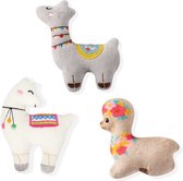 Petshop by Fringe Studio 289409 set llama love - Speelgoed voor dieren - honden speelgoed – honden knuffel – honden speeltje – honden speelgoed knuffel - hondenspeelgoed piep - hon