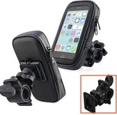 SMARTPHONE HOLDER FOR MOTOR WATERPROOF DESIGHNED FOR UP TO 5.8INCH (kleine modellen) - apple 6/7/8, SE, X/XS, 11PRO/ 12PRO/ 13PRO,  12MINI /13 MINI (voor andere merken alleen klein