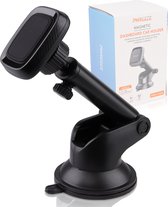 Magnetische Telefoonhouder Auto met Sterke Zuignap - Magneet GSM Houder voor Dashboard en Voorruit - Telefoon Houder Magnetisch - Metalen Plaatje - Universeel