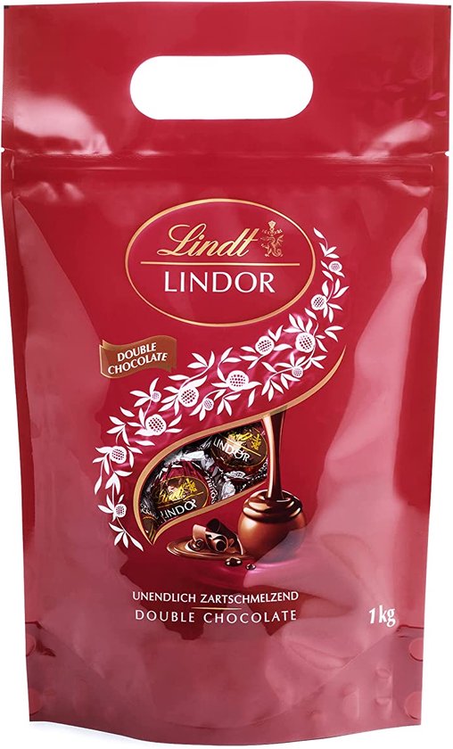Lindt LINDOR Double Chocolate 1kg