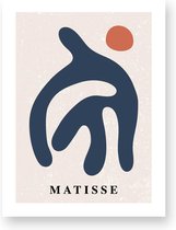 Affiche Matisse - Papier velours mat - Blauw - 30x40 cm