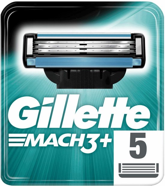 Gillette Mach3 Scheermesjes Mannen - 5 Stuks