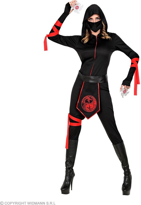 Ciao - Gold Ninja Fighter-kostuum voor kinderen (maat 10-12 jaar