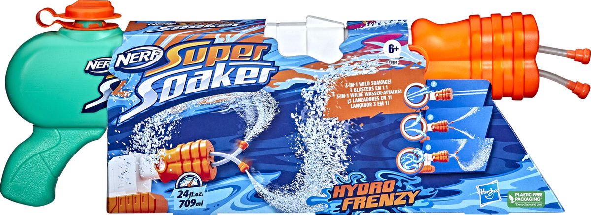 NERF Super Soaker Hydro Frenzo - Waterpistool — afbeelding 2