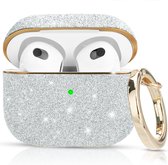 Kingxbar Bling Bling Airpods 3 Hoes - Zilver