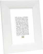 Deknudt Frames fotolijst S53GF1 - witte schilderlook - hout - 10x15 cm